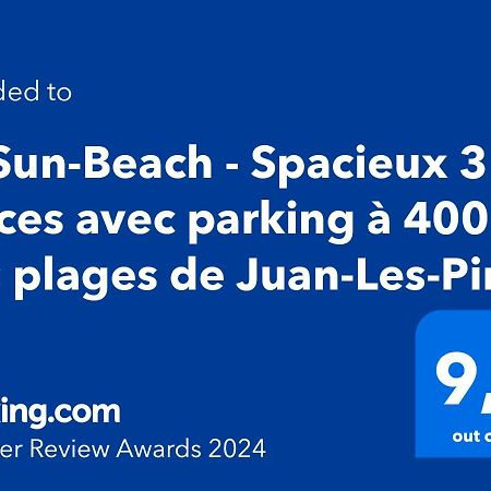 Le Sun-Beach - Spacieux 3 Pieces Avec Parking A 400 M Des Plages De ฌวง-เลส์-แป็งส์ ภายนอก รูปภาพ