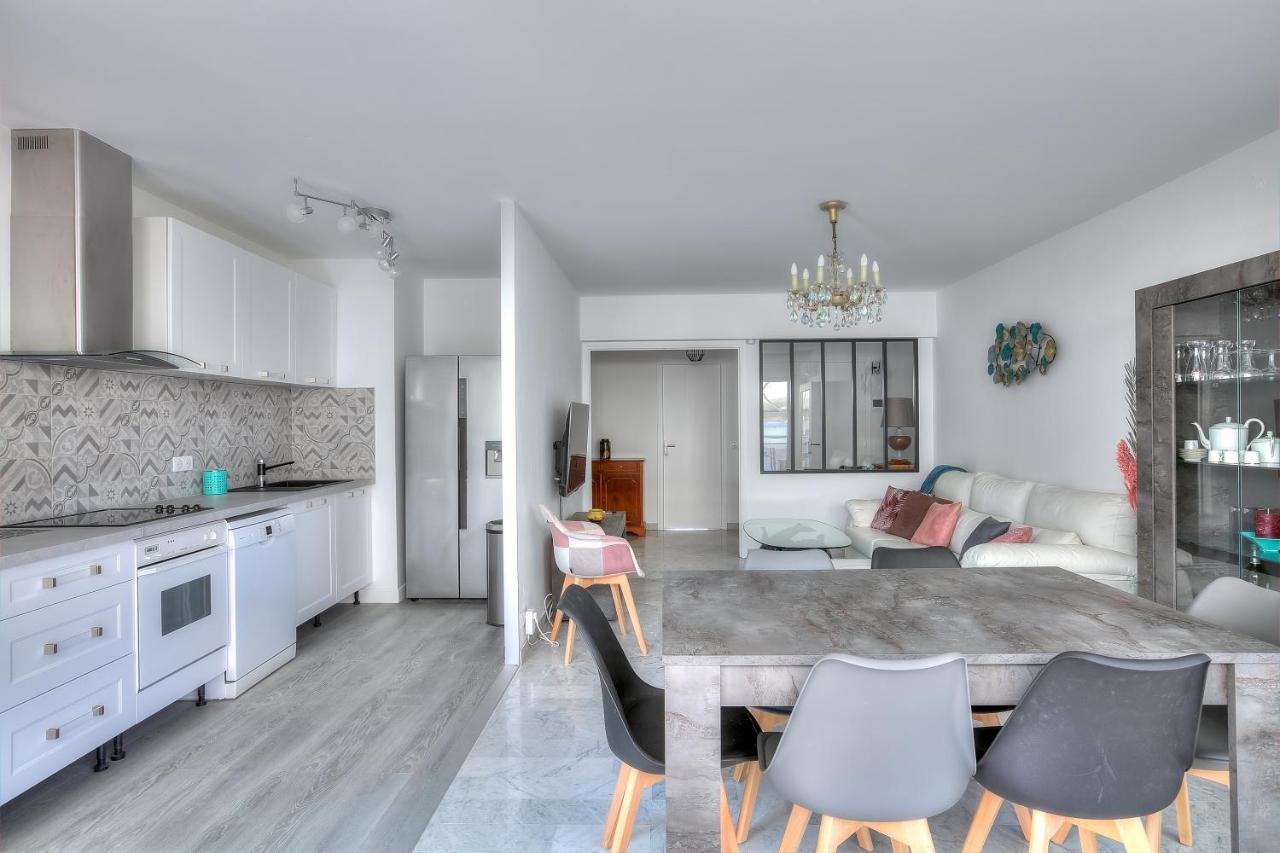 Le Sun-Beach - Spacieux 3 Pieces Avec Parking A 400 M Des Plages De ฌวง-เลส์-แป็งส์ ภายนอก รูปภาพ