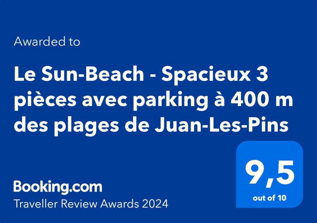 Le Sun-Beach - Spacieux 3 Pieces Avec Parking A 400 M Des Plages De ฌวง-เลส์-แป็งส์ ภายนอก รูปภาพ